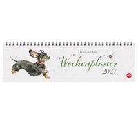 Hannah Dale : Wochenquerplaner 2027: Süße Tiere machen diesen Kunstkalender zu etwas Besonderem. Praktischer Wochen-Kalender 2027 im Querformat für Übersicht und als Dekoration zu Hause.