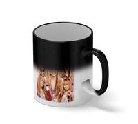 Hannah Montana Vintage Y2K Pop Star Collage Mug - 2000s Nostalgia Retro Coffee Cup Gift Magie noire tasse à café Mug