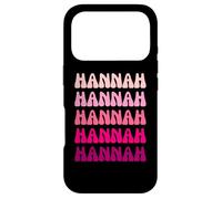 Hannah Retro Stack Design Coque pour iPhone 17 Pro