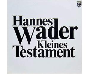 Hannes Wader - Kleines Testament - Philips - 6305 319