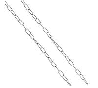 hannger Chaîne en acier inoxydable, Φ2mm 3M Métal Chaînes de sécurité Chaînes à bobines solides, Résistantes à la corrosion et à la rouille Chaîne robuste pour l'antivol/Chien de compagnie/Guardrail
