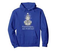 Hannibal Ad Portas - Carthage & Ancient Rome History Sweat à Capuche, Unisexe pour Adultes, Bleu Royal, S