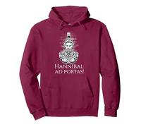 Hannibal Ad Portas - Carthage & Ancient Rome History Sweat à Capuche, Unisexe pour Adultes, Marron, XL
