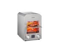 Hannibal Barbecue intérieur haute température 2200 W- jusqu'á 850 ° C - inox argent