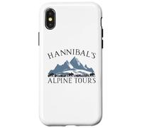 Hannibal Barca Alpine Tourne drôle Histoire Coque pour iPhone X/XS