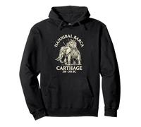Hannibal Barca Elephant Carthaginois Histoire Sweat à Capuche