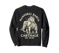 Hannibal Barca Elephant Carthaginois Histoire Sweatshirt
