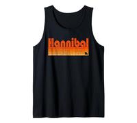 Hannibal, style rétro des années 80 Missouri Débardeur