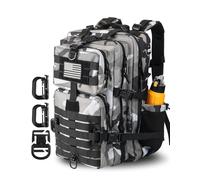 Hannibal Tactical Sac à dos tactique avec système Molle et poche pour bouteille, 45 L/28 l, Urbain, 45L