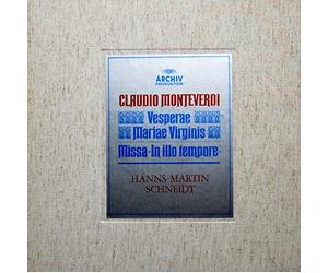 Hanns-Martin Schneidt & Instrumentalensemble - Monteverdi: Vesperae Mariae Virginis / Missa "In illo tempore" [Vinyl Schallplatte] [3 LP Box-Set]