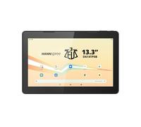 Hannspree Pad Zeus 3 SN14TP6B: Tablette 13.3" Full HD IPS, MediaTek MT8183 Octa-Core, 6Go DDR4, 128Go eMMC, Wi-Fi 5, Android 13, Noir