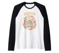 Hannya Masque Dragon Japonais Le Pouvoir du Silence Art Manche Raglan