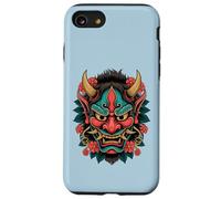 Hannya Oni Masque Diable Yokai Japonais Demon Tattoo Oni Masque Coque pour iPhone SE (2020) / 7/8