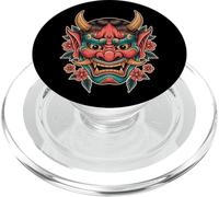 Hannya Oni Masque Diable Yokai Japonais Demon Tattoo Oni Masque PopSockets PopGrip pour MagSafe