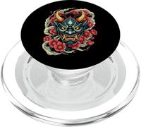 Hannya Oni Masque Diable Yokai Japonais Demon Tattoo Oni Masque PopSockets PopGrip pour MagSafe