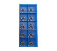 HanOaki 16IR AG60 1125 Lot de 10 inserts de filetage en carbure CNC 16IR 9,5 mm AG60 pour tâches de semi-finition avec boîte