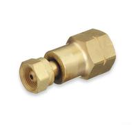 HanOaki Adaptateur acétylène en laiton CGA-200 CGA 300, CGA 510, CGA 520 MC Cylindre de régulateur pour chalumeau de soudure (CGA-200 à CGA-510)