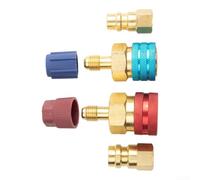 HanOaki Adaptateur de coupleur rapide AC pour R1234yf vers R134a Kit de conversion côté bas et haut pour applications automobiles