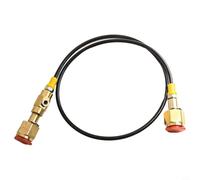 HanOaki Adaptateur de station de recharge de réservoir CO-2 avec tuyau haute pression de 91,4 cm CGA320 vers CGA320 connecteur robuste pour transfert de grand cylindre