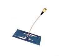 HanOaki Antenne à décharge partielle périodique omnidirectionnelle 600 MHz-7 GHz Polarisation linéaire Métal pour test EMI et mesure de l'intensité du champ 10 x 5 cm Bleu