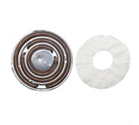 HanOaki Bobine de chauffage électrique pour les applications de friture et de cuisson avec chauffage efficace, propagation de la chaleur de la plaque d'aluminium et placement du câblage axé sur la