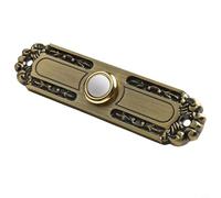 HanOaki Bouton poussoir de sonnette filaire avec lumière LED - Bouton poussoir robuste de 12,7 cm pour portes avant et arrière, finition bronze antique, compatibilité 8-24 V