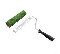 HanOaki Brosse rouleau de pelouse de 22,9 cm avec poignée pour des applications de peinture texturée sur les murs, conçue pour durer longtemps et facile à nettoyer pour promouvoir une utilisation