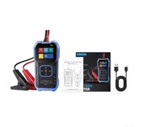 HanOaki BTM 24 Testeur de batterie de voiture pour 12 V 24 V avec protection contre les surtensions, inversion de polarité, test sûr pour la tension et la capacité de la batterie