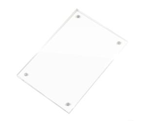 HanOaki Cadre photo en acrylique transparent pour affiches, décoration de bureau robuste (10 x 15 cm)