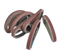 HanOaki Decker Power File Lot de 60 bandes abrasives robustes pour polissage du bois et du métal 13 x 457 mm avec grains assortis 40 60 80 120 180 240