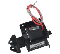HanOaki Électroaimant solénoïde CA SA-2502 | Cadre de type push-pull 220 V, force 15N | Noyau en acier au silicium pour équipements d'automatisation et machines industrielles