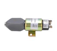 HanOaki Électrovanne d'arrêt Caterpillar 3864274 24 V pour moteurs d'excavatrice S6K 6D31 E70B 320B 320C en laiton nickelé réponse rapide installation facile