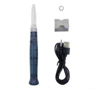 HanOaki Fer à souder portable, outil de chauffage rapide de style stylo avec indicateur LED, 5 V USB compact pour les réparations en déplacement (fer à souder USB)