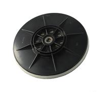HanOaki Fixation pour ponceuse à cloison sèche avec disque de ponçage de 22,9 cm, filetage de 6 mm, tampon auto-agrippant robuste en mousse ABS, ajustement commun, noir (doux)