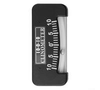 HanOaki Inclinomètre de sentier pour évaluation du danger d'avalanche - Angle mètre numérique avec échelle 25-0-25, boîtier en ABS résistant à l'usure, taille portable de 7 cm pour une utilisation sur