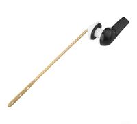HanOaki Interrupteur latéral pour toilettes avec poignée confortable onstruction en cuivre massif, revêtement antirouille noir, interrupteur latéral pour l'accès, s'adapte aux valves standard