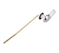 HanOaki Interrupteur latéral pour toilettes avec poignée confortable | Construction en cuivre massif, revêtement antirouille noir, interrupteur latéral pour l'accès, s'adapte aux valves standard