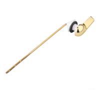 HanOaki Interrupteur latéral pour toilettes avec poignée confortable | Construction en cuivre massif, revêtement antirouille noir, interrupteur latéral pour l'accès, s'adapte aux valves standard