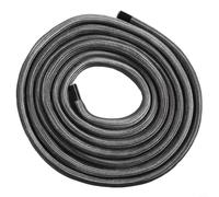 HanOaki Joint de corde de poêle résistant au feu en fibre de verre autocollant pour poêle à bois, four, cheminée, isolation de brûleur à bûches (3 mètres)