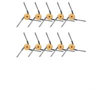 HanOaki Lot de 10 brosses latérales de rechange pour balai Dreame X60 Max Ultra, en plastique haute résistance et nylon pour nettoyage en profondeur des coins, pièces d'aspirateur robot faciles à