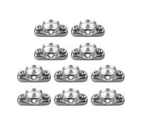 HanOaki Lot de 10 supports de serrage pour tuyaux pour une installation serrée de tuyaux dans les domaines domestiques, électriques et mécaniques (32-35 mm)