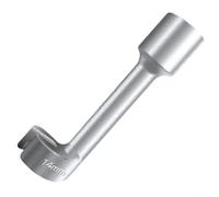 HanOaki Lot de 14 clés à extrémité ouverte en forme de L gravées 12-19 mm, outil en acier pour canalisation de carburant pour service