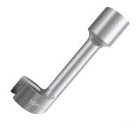 HanOaki Lot de 16 clés à extrémité ouverte en forme de L gravées 12-19 mm, outil en acier pour canalisation de carburant pour service