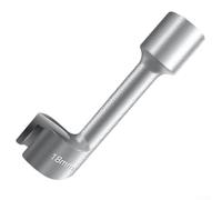 HanOaki Lot de 18 clés à extrémité ouverte en forme de L gravées de 12 à 19 mm, outil en acier pour canalisation de carburant