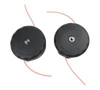 HanOaki Lot de 2 têtes de débroussailleuse pour Echo Eater et construction en nylon 400, coupe efficace, noir, petit et grand style italien (S : 10,5 cm)