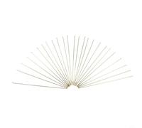 HanOaki Lot de 25 tiges de soudage en laiton 250 mm de long pour soudage au gaz oxyacétylène pour projets de bricolage en alliage de cuivre et acier au carbone (2,5 mm)