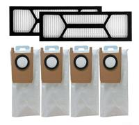 HanOaki Lot de 6 ou 12 sacs non tissés pour Eufy S1 Pro - Pièces de rechange, sac filtrant et papier filtre - Pour aspirateur RoboVac (A)