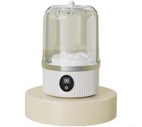 HanOaki Mini machine à laver portable, rechargeable automatique, tasse à linge pour soutien-gorge, sous-vêtements, chaussettes pour dortoir de voyage et petits espaces (blanc)