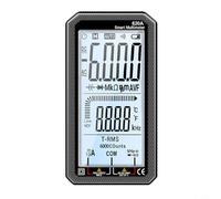 HanOaki Multimètre numérique intelligent | 6 000 comptes à portée automatique avec NCV et double rétroéclairage | Détection de fil en direct/neutre, test de température/diode (noir)