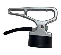 HanOaki Outil de ramassage magnétique robuste pour la manipulation des plaques d'acier avec poignée ergonomique, protection en caoutchouc et action de libération rapide